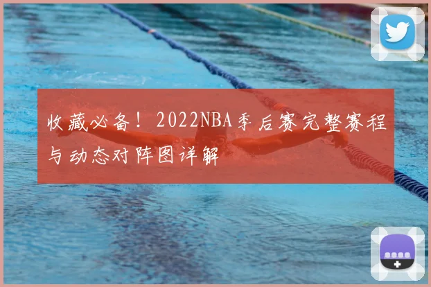 收藏必备！2022NBA季后赛完整赛程与动态对阵图详解